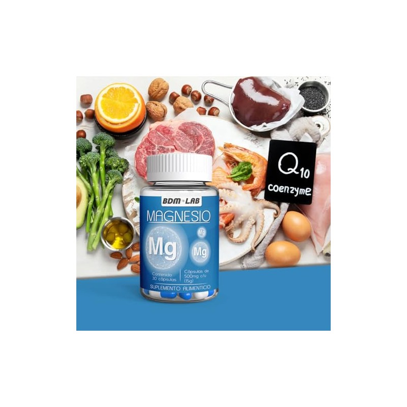 BDM LAB Magnesio 30 caps Suplemento alimenticio
