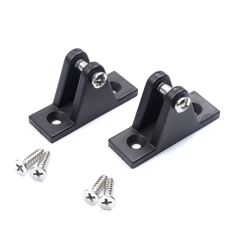 Mxeol Boat 3 Bow Bimini Top Fittings Hardware Set Black