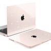 MEEgoodo Glitter Case for M3 MacBook Air 13.6 inch Case,Fit