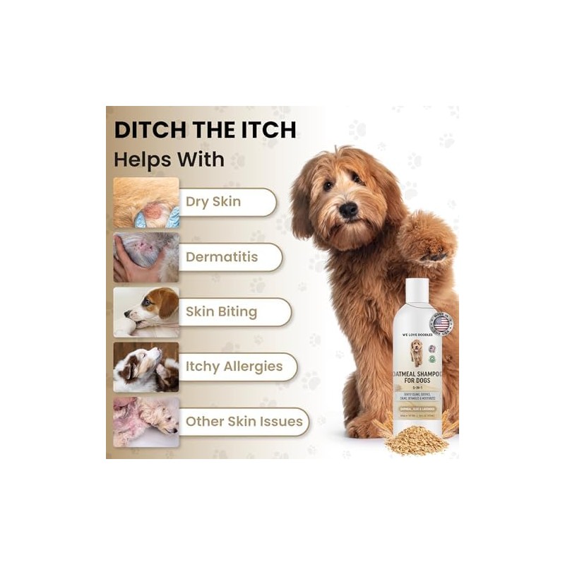 We Love Doodles- Champú de Avena Premium 5 en 1