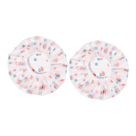 Baluue 2pcs Waterproof Shower Cap Ladies Hat Shower Hat for Hat for Women Hair Beauty Hat Women Shower Cap Ladies Summer Hats Hats Shower Caps Practical Sleeping Hat Eva