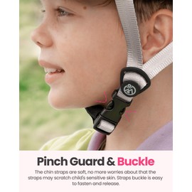 OutdoorMaster Toddler Helmet, Toddler Bike Helmet, Bike Helmet for Youth Boys & Girls, Kids Helmet with Visor, Dial Fit Adjustment Ventilation Multi-Sport Helmet for Bicycle Skate Scooter Longboard