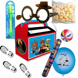 Firlefantastisch Filled Miracle Bag Box Detective Question Mark // Party Bag Detectives