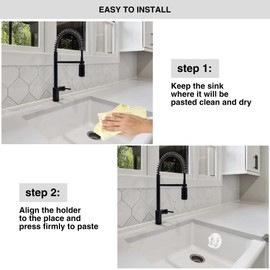 Omoojee Sponge Holder, Suction Sponge Organizer for Kitchen and Bathroom, No Sponges Included (2 Pack)