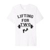 Lifting for Two Funny New Mom Fit Pregnant Lifting Premium