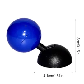 Car Start Push Button Joystick Ball,Car Push Start Button Cover,One-Button Start Lever,Push to Start Accessories,Engine Start/Stop Joystick,Starter Cover Decorative Accessories for Most Model (Blue)