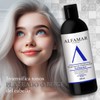Shampoo Matizador Platinum Bleu Alfamar - Neutraliza Tonos Amarillo, Verde