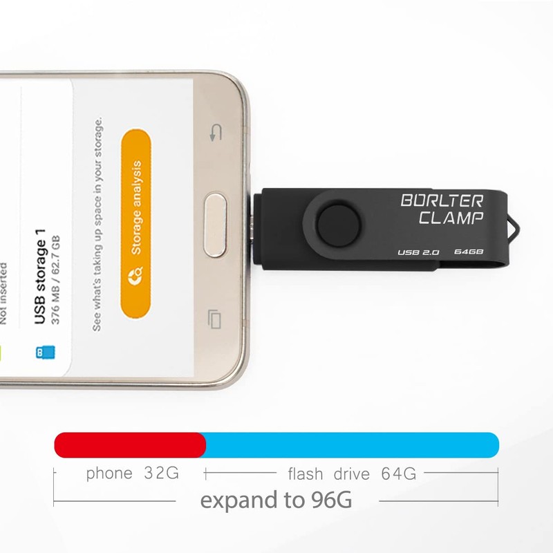 64 GB OTG USB Flash Drive Dual USB Flash Drive