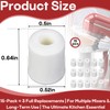 15-Pack 4161530 & 9709707 Mixer Feet Replacement Compatible with KitchenAid