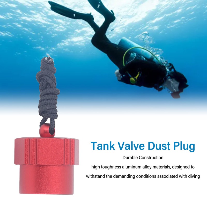 Din Diving Dust Cap Aluminum Alloy Universal Threaded 1st Stage