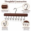 Wooden Hanger Organizer for Bras & Underwear – Multi-Hook Closet