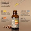 (2 Pack) Organic Vitamin D3 K2 Drops with MCT Oil