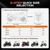 TATATOO Motorcycle Cover Waterproof Outdoor, 300D Heavy Duty, UV &