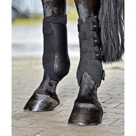 Gamaschen DRESSAGE-PRO, XL, schwarz