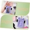 Plush Card Holder con Clip Protector para Tarjetas Id y