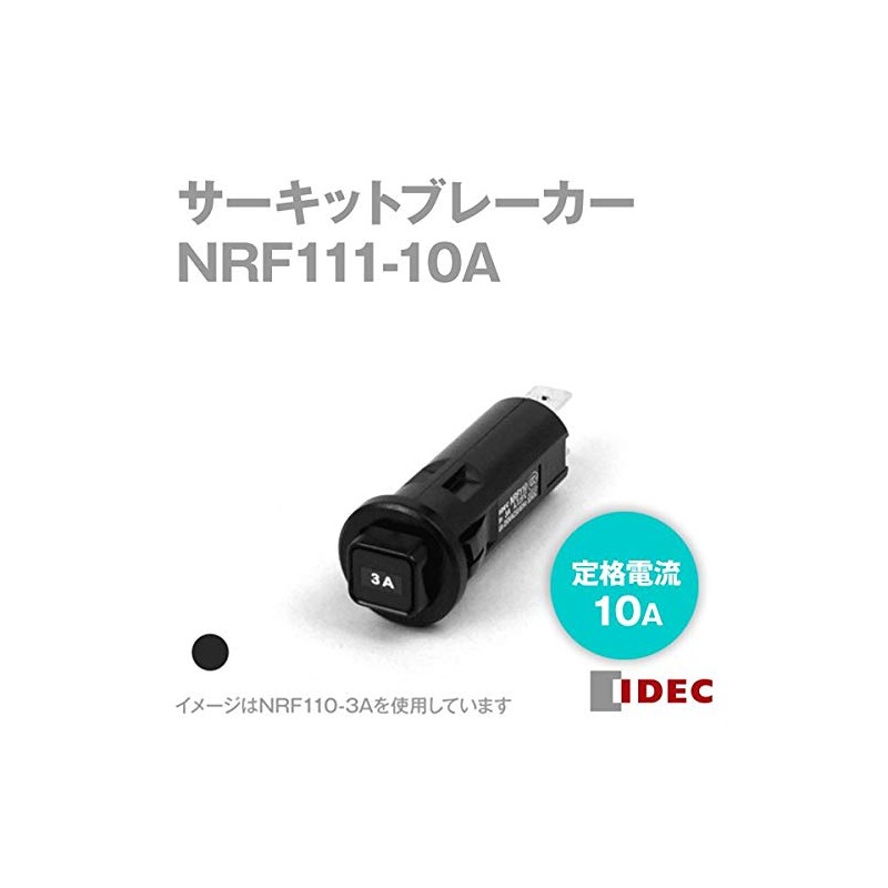 IDEC NRF111-10A NRF Series Circuit Protector, Current Extraction, 1 Pole,