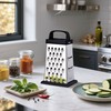 YC Kitchen Cheese Grater, Box Grater for Cheese Stainless Steel