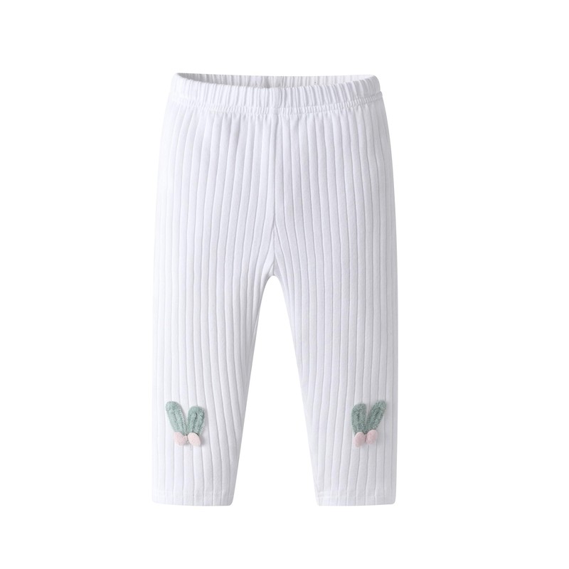 Lala Bear Infant Baby Girl 3 Pack Solid Pants and
