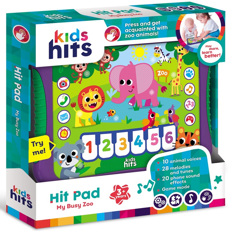 Kids Hits My Busy Zoo Hit Pad – Musical Learning