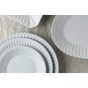 Yamanashi 42190442 Small Plate, White, 16 Scouche Grace