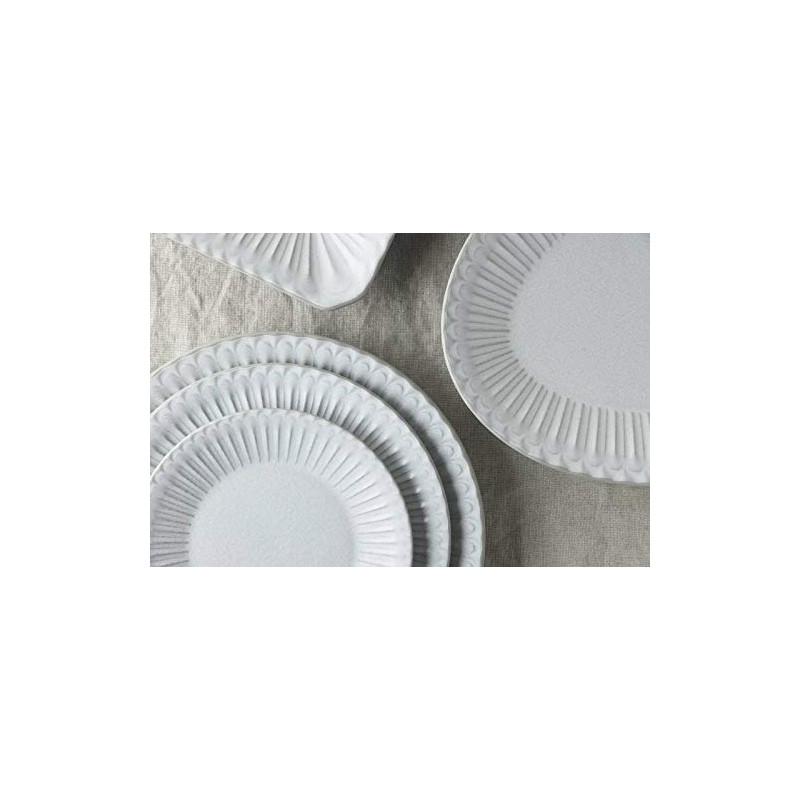 Yamanashi 42190442 Small Plate, White, 16 Scouche Grace