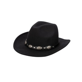San Diego Hat Co. Women's Cowboy, Black, One Size