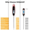 DOQAUS Meat Thermometer Probe, Instant Read Food Thermometer with 12cm