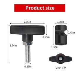 Car Engine Hood Support Rod，Lift Support Clamp Trunk Air Pressure Rod Anti-Slip Anti-Shaking Retainer Universal for Cars SUVS (Black)