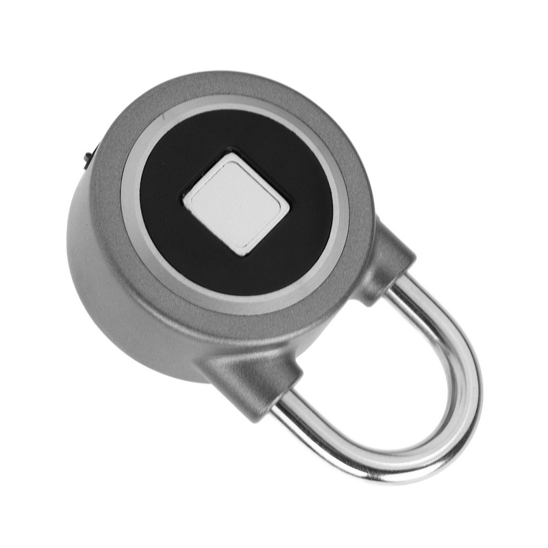 Fingerprint Padlock USB Charging Remote Authorization Unlocking Lock for Gym