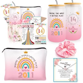 14th Birthday Gifts for Girls, Gift for 14 Year Old Beautiful Teen Girl, 14 Year Old Girl Gifts, Best Popular Present for Aged 14 Born in 2011, 14th Birthday Decorations for Girls