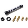 iJDMTOY 3-Inch Black/White Union Jack Theme Short Antenna Compatible with