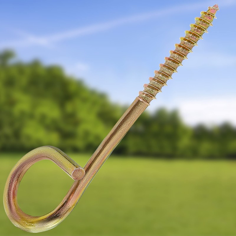 KOTARBAU® Set of 2 Swing Hooks M8 Wood Thread Wood