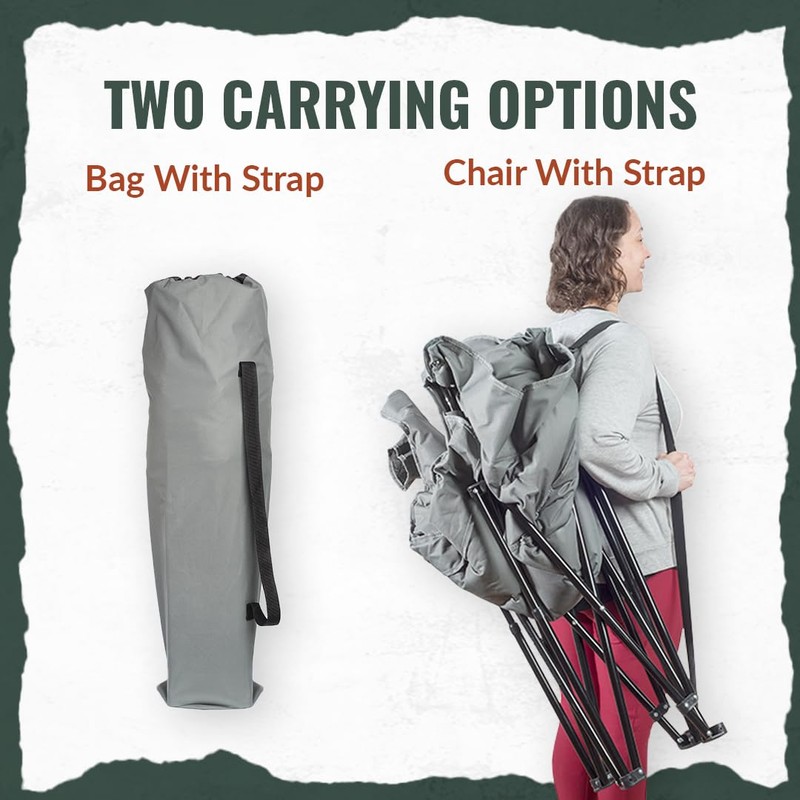 DuraBilt Oversized XL Heavy Duty Chair – Wide Folding Camp