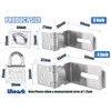 Litensh 90° Right Angle Stainless Steel Door Locks with Padlock,