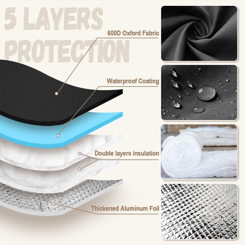 Backflow Preventer Insulation Cover - Water Pipe Insulation Sprinkler Cover