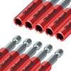 Richcat 10PCS Strong Magnetic Extension Socket Drill Bit Holder 1/4"