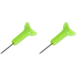 TOVINANNA Braille Stylus, 2pcs Portable Plastic Saddle-Shaped Marker Pen Essential Accessory Writing Tool for Blind and Visually Impaired Learn