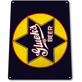 Garage Gluek’s Beer Retro Star Logo Bar Man Cave Garage Wall Art Decor Metal Tin Sign