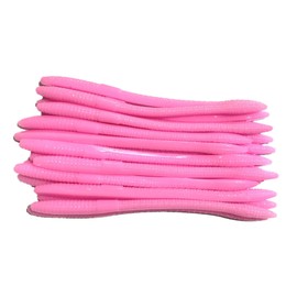 Softy Lure Drop Shot Finesse Worm Trick Worm Soft Plastic Worm Freshwater Saltwater Bass Fishing Lure (Bubblegum)