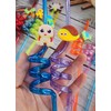 20 Bulk Turtle Ocean Animal Reusable Plastic Straws, Drink Straws