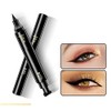 Stamp Eyeliner, Triangular de Doble Cabeza de Secado Rápido Impermeable