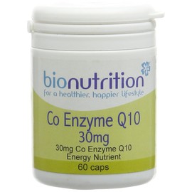 Bio Nutrition Co Enzyme Q10 30mg - Antioxidant and Energy Nutrient - 60 caps