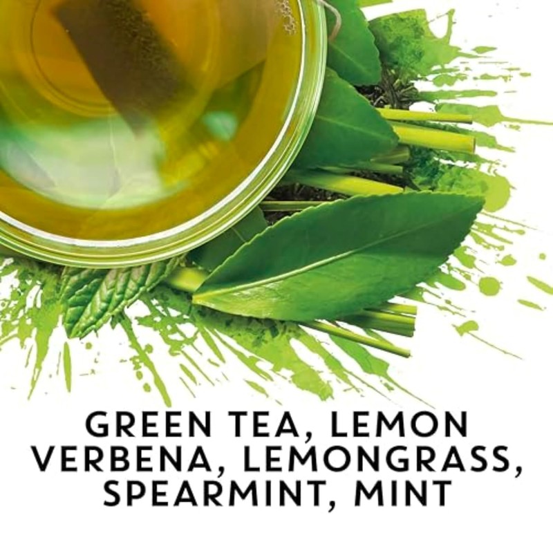 TAZO Tea Bags, Regenerative Organic: Refresh Mint Herbal Tea, &