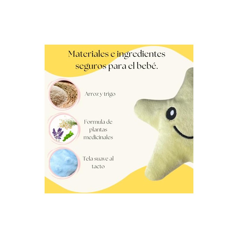 Compresa Caliente para Cólicos Estomacales Bebé + Aceite de Masaje
