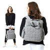 SoHo Kenneth Diaper Backpack 6Pc Set Tote Bag, Gray