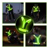 Malety Chaleco Arnés Reflectante Para Motociclismo/ciclismo/correr