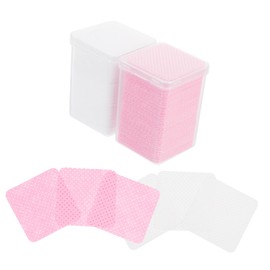 Baluue 400pcs Grafting Eyelash Glue Wipers Professional Cleaning Pads for Salon No Residue Compact Easy to Carry for Travel