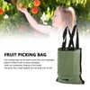 Fruit Picking Bag Green Double Buckle 600D Oxford Cloth Adjustable