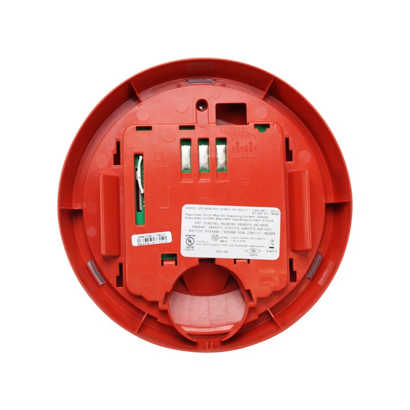 WHEELOCK STRC ST SERIES RED CEILING MOUNT FIRE ALARM SIGNAL