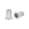 sourcing map M3 Rivet Nuts, 150pcs Zinc Plated Carbon Steel
